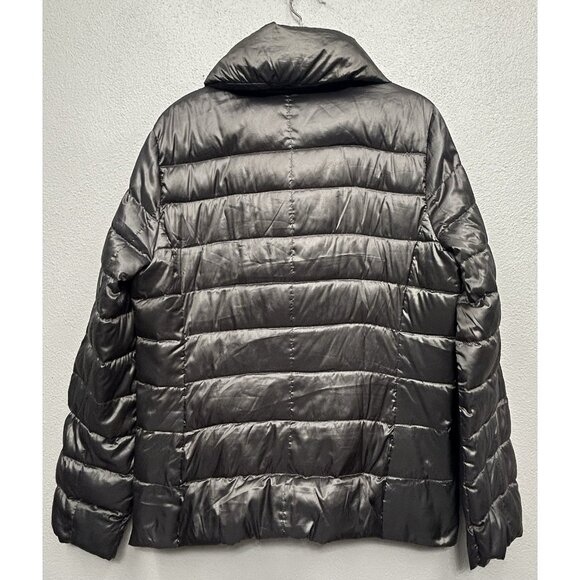 Covington Packable Duck Down Puffer Coat Jacket Size Medium Pewter W/bag Hiking - Picture 3 of 8